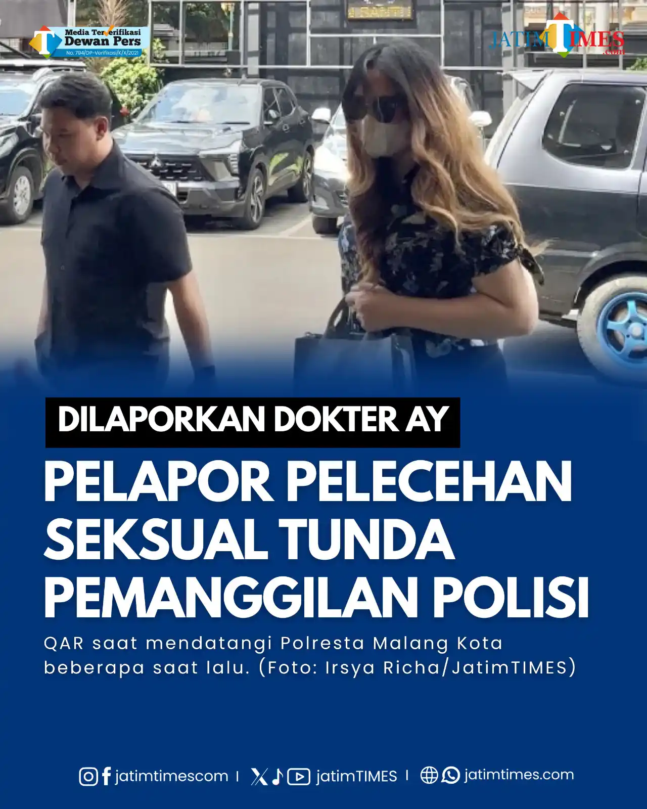Image from Jatimtimes.com: Kasus dugaan pelecehan seksual oleh dokter AY di Persada Hospital kian...