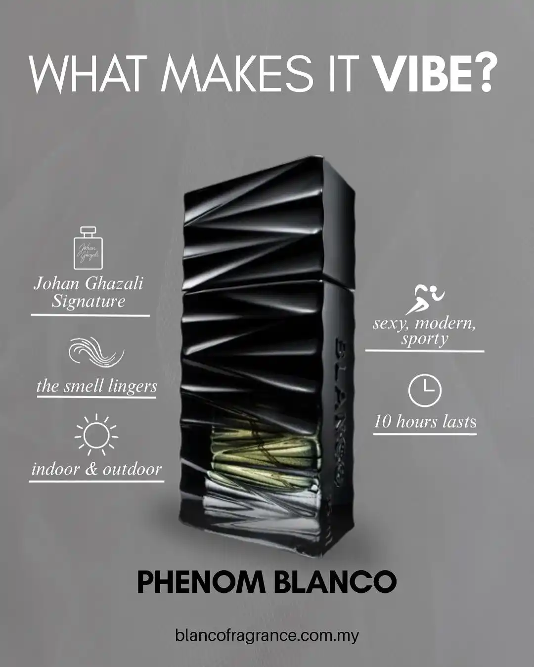 Image from Blanco Fragrance™️: PHENOM BLANCO -Signature Johan Ghazali- Notes: Citrus, Woody, Musky, P...