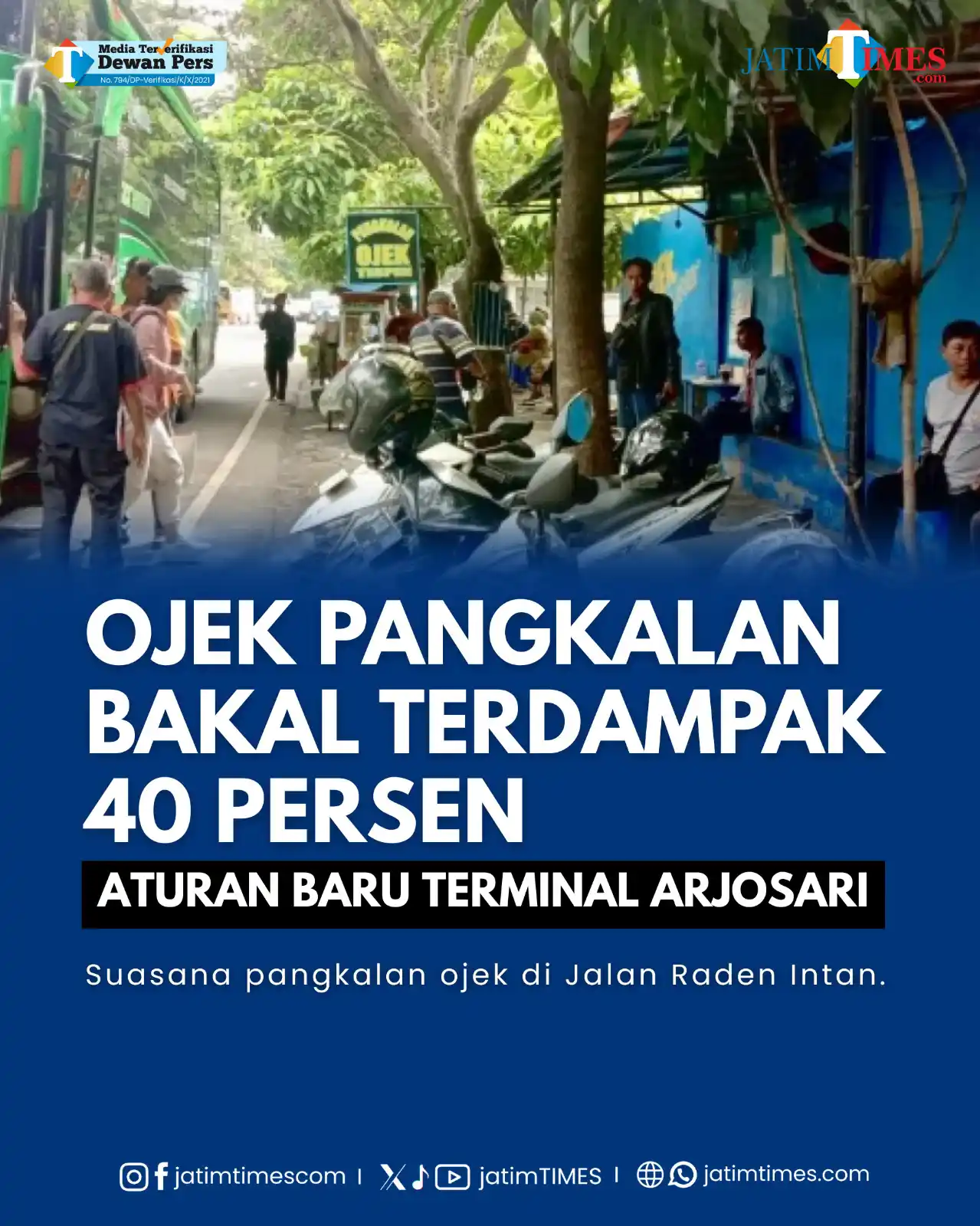 Image from Jatimtimes.com: Sosialisasi aturan baru bus dilarang ngetem dan naik-turunkan penumpan...