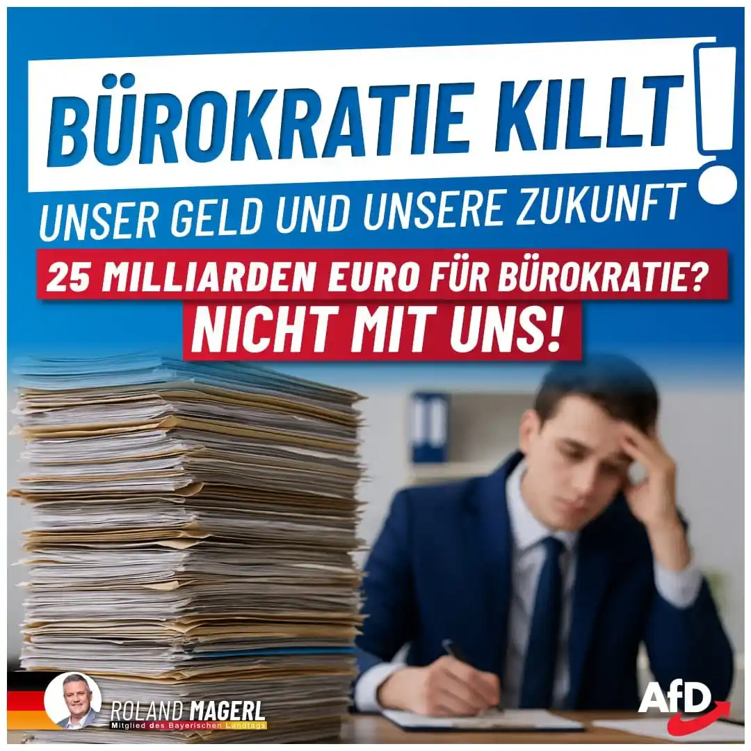 Image from AfD Weiden-Neustadt-Tirschenreuth: 💥 *25 Milliarden Euro in Bürokratie statt in echte Hilfe?* *So kan...