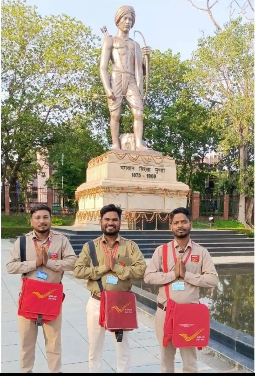 Image from Indian Postal Khabar (DOP): आदिवासी जागरण के अग्रदूत- 'धरती आबा' बिरसा मुंडा की पुण्यतिथि पर डाक क...