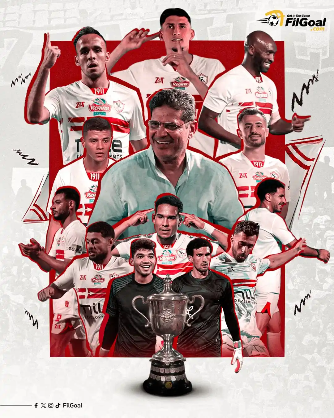 Image from FilGoal: الأبيض يسعد جماهيره في العيد 🏆 الزمالك يتوج بطلاً لكأس مصر للمرة الـ...