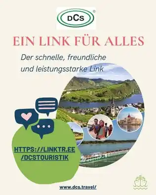 Image from Dein Flussschiff - DCS Kreuzfahrten und mehr www.dcs.travel: Bei Linktr.ee sind unsere Homepage und alle unsere Social Media Kanäle...