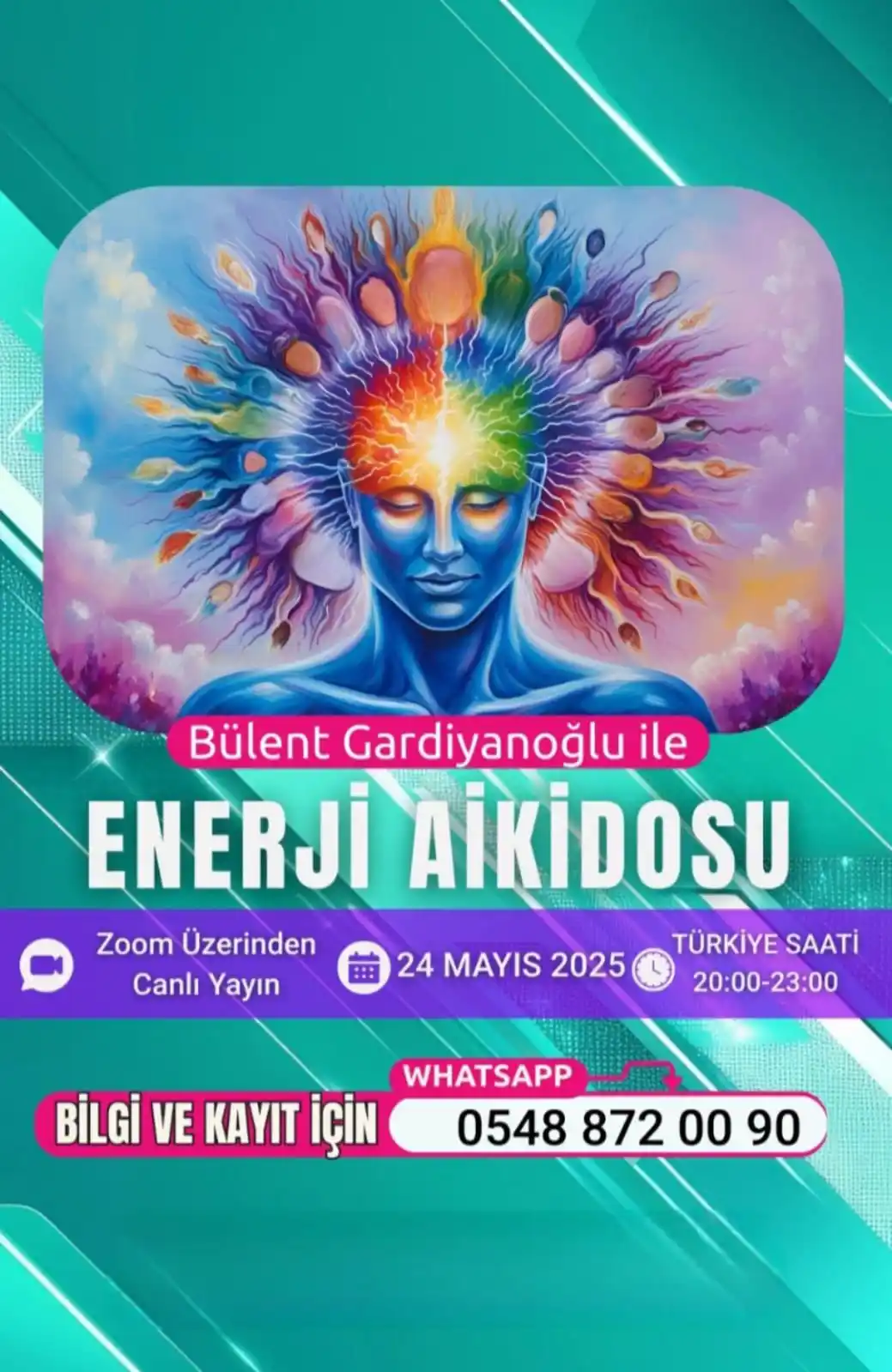 Image from Günlük Motivasyon @ Bülent Gardiyanoğlu: ✨✨ Bülent Gardiyanoğlu ile Enerji Aikidosu Zoom Atölye Canlı Yayınımız...