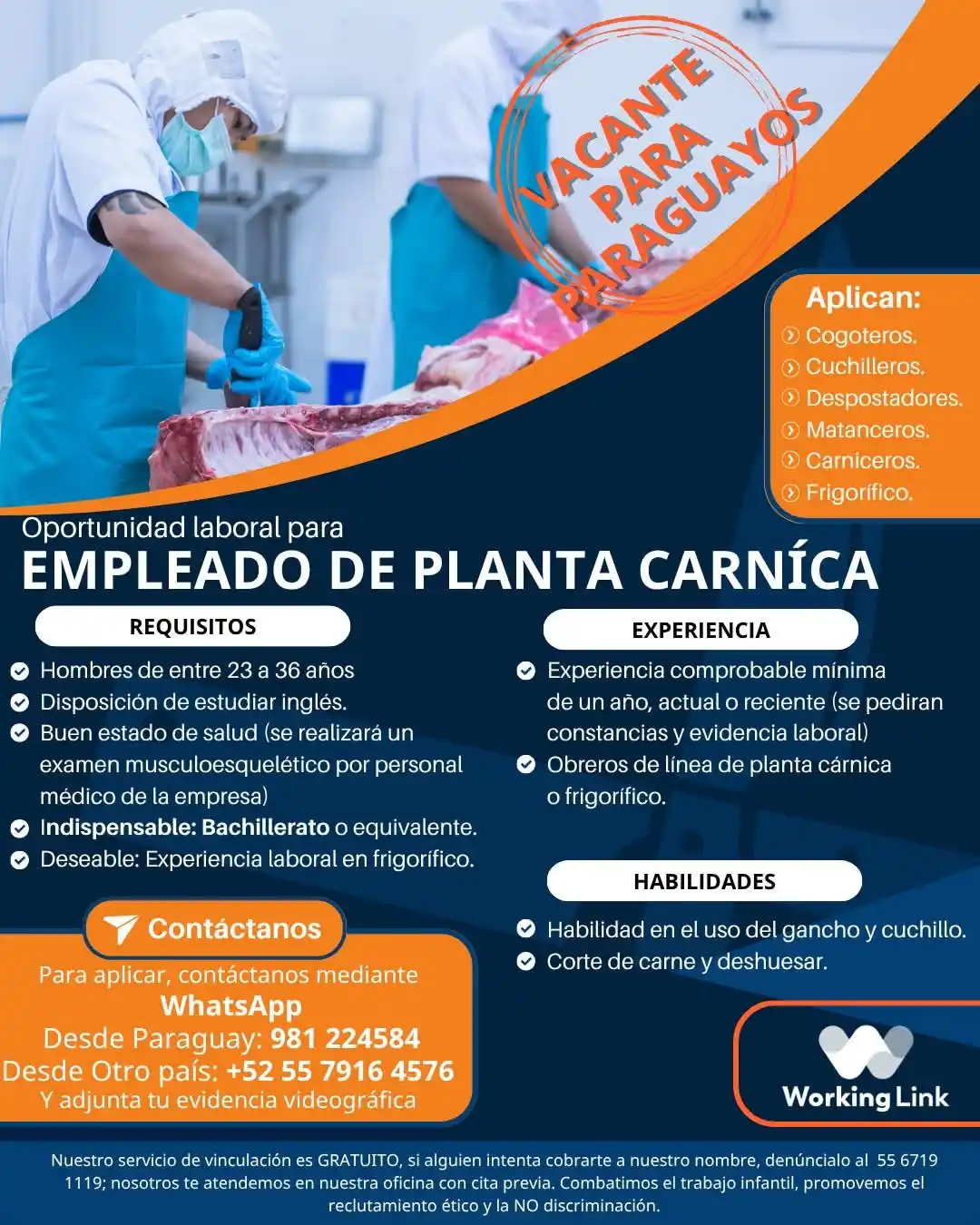 CENTRAL DE VACANCIAS LABORALES PY - MD❗ post