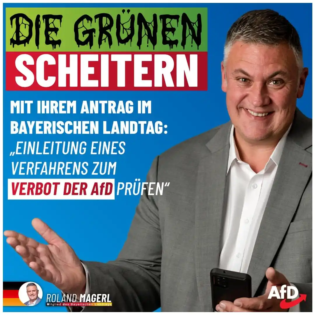 Image from AfD Weiden-Neustadt-Tirschenreuth: 🚨 Die Grünen scheitern krachend im Bayerischen Landtag! Mit ihrem an...