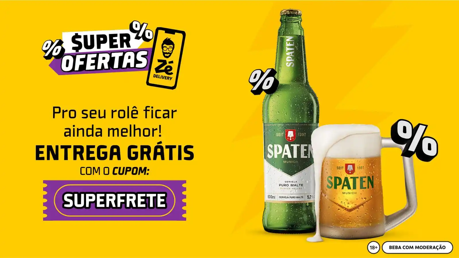 Image from Zé Delivery: Foi aqui que pediram *cupom* pro final de semana? 🫣 A melhor comunid...