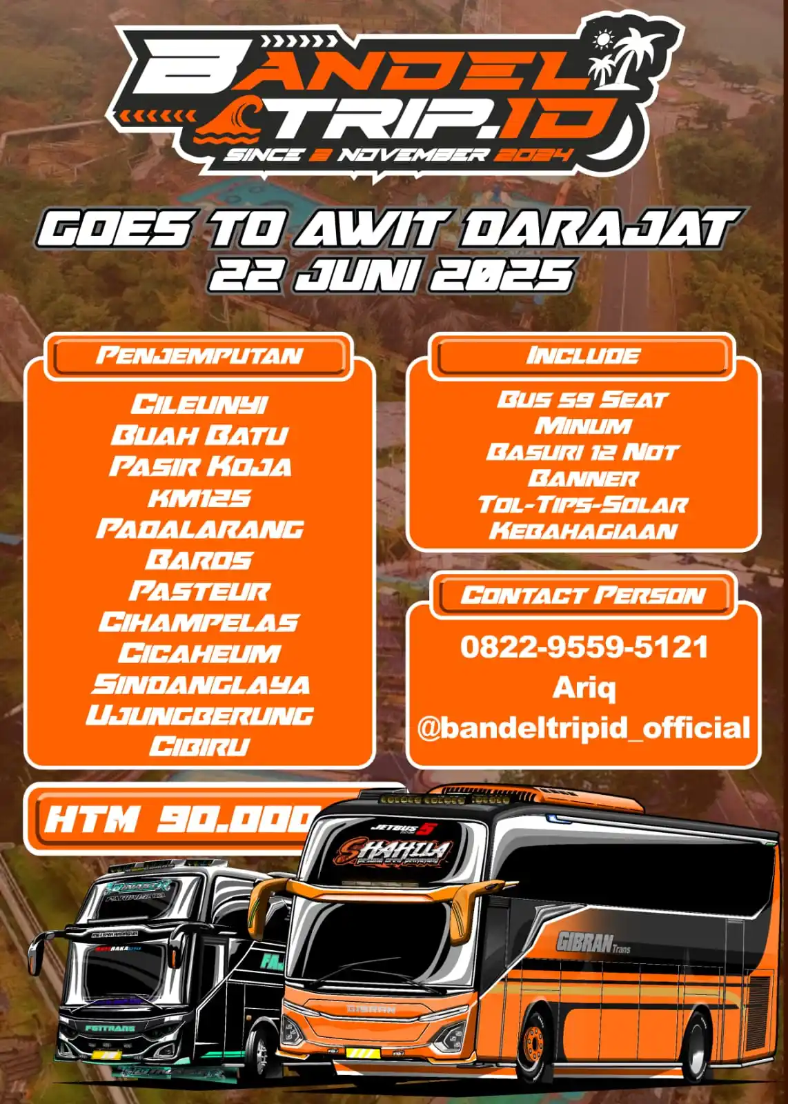 Image from INFO LINE UP BUS JAWABARAT 01🚍: Gasskeun gais geura pinuhan -15seat lagi unit udah di dp Hub : 0822-95...