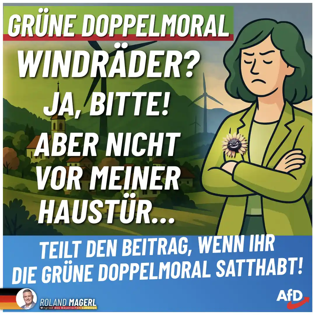 Image from AfD Weiden-Neustadt-Tirschenreuth: 🚨 Grüne Doppelmoral in Wolfratshausen aufgedeckt! 😳 Die grüne Bürg...