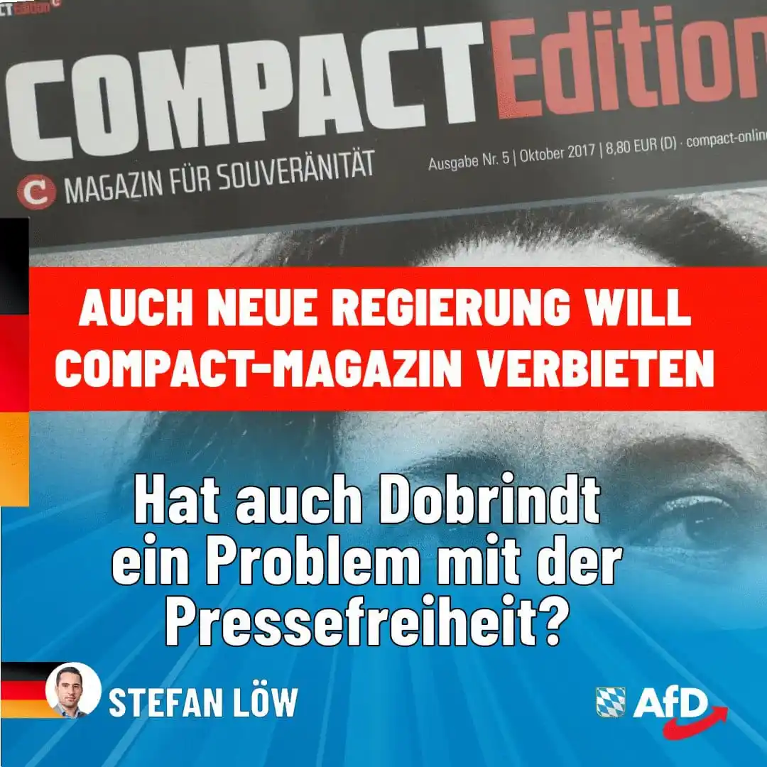 Image from AfD Weiden-Neustadt-Tirschenreuth: Kampf der Altparteien gegen die Meinungsfreiheit: Dobrindt will Verbot...