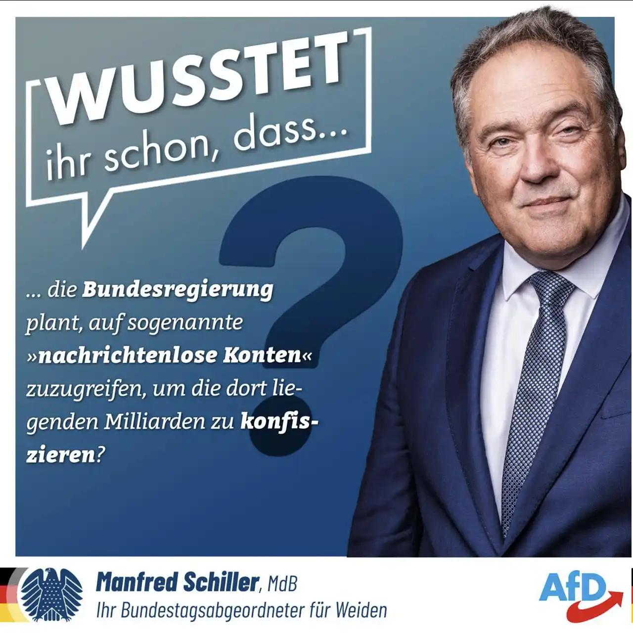 Image from AfD Weiden-Neustadt-Tirschenreuth: Liebe Freunde,  in den „Untiefen“ der Parlamentsprotokolle findet sich...