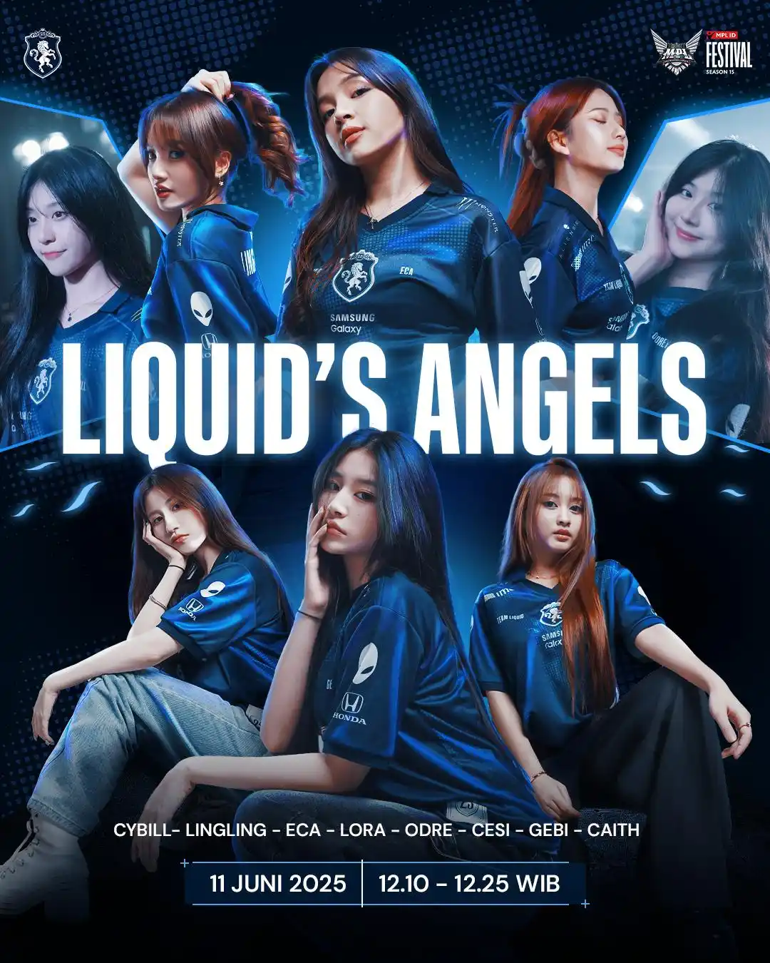 Image from TEAM LIQUID ID: LIQUID’S ANGELS IS HERE!💙 Siapkan dirimu untuk momen spesial karena p...