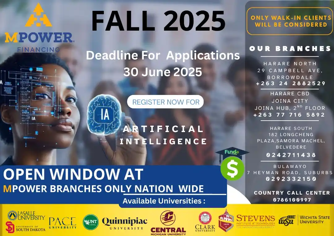 Image from Zim Jobs 🇿🇼 BRC: 💪 *Mpowering Monday* 💪 *Still time to join the Masters in Artifici...