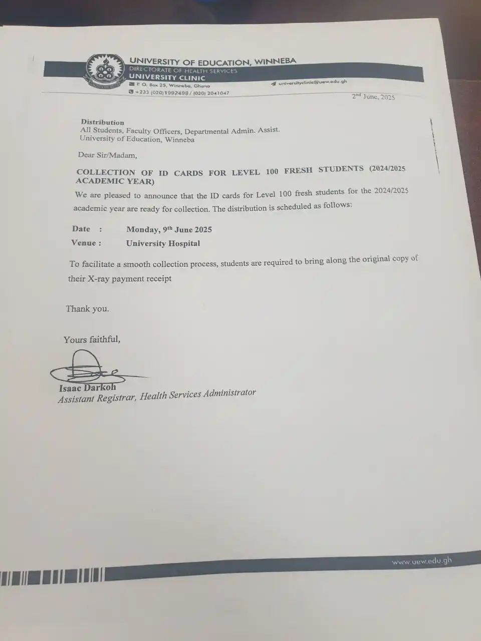 Image from UEW LIVE UPDATES: π³π±π³π±π³π±π³π±π³π±π³π±π³π±π³π±π³π±π³π±π³π±π³π± *UEW-SRC* _________...