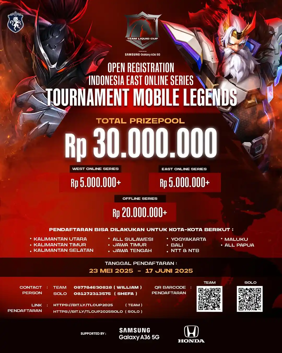 Image from TEAM LIQUID ID: OPEN REGISTRATION TL CUP 2025 - EAST ONLINE SERIES🔥 Turnamen Mobile L...