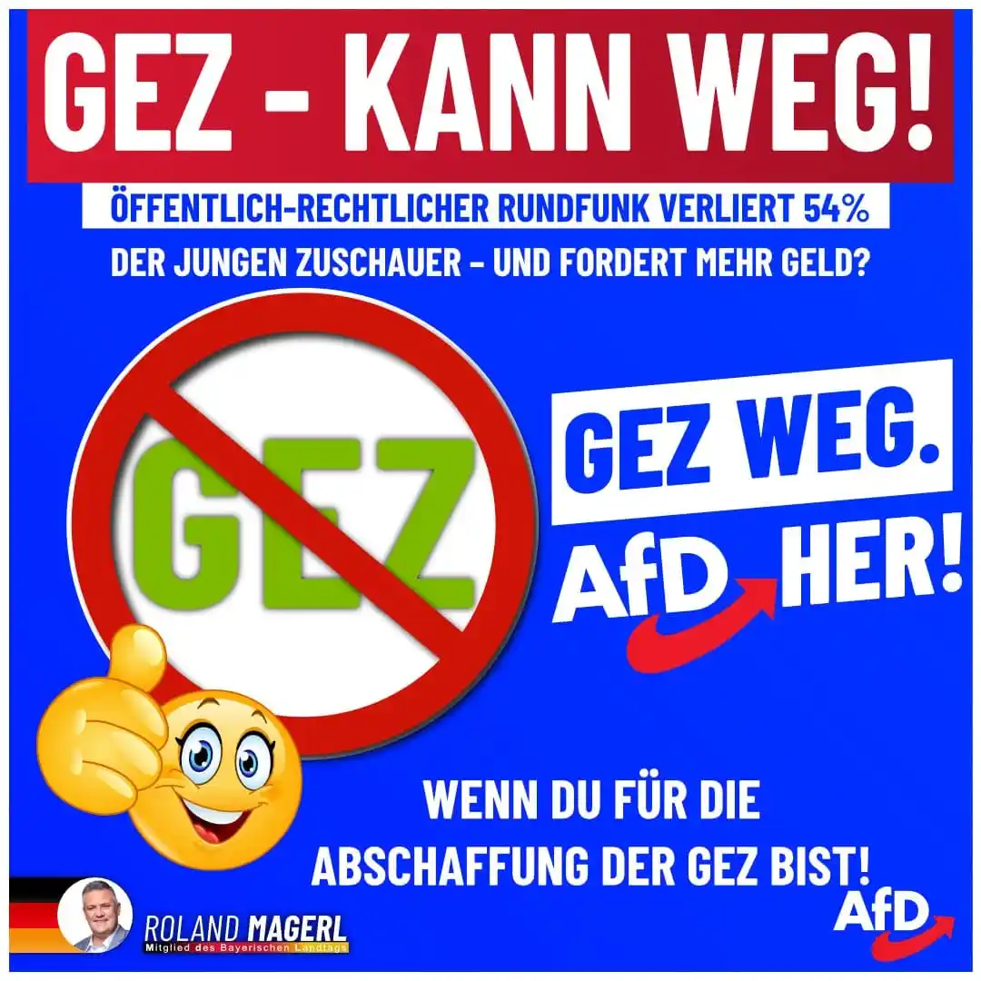 Image from AfD Weiden-Neustadt-Tirschenreuth: ÖRR am Ende, AfD am Anfang: Zeit für echten Wandel! Junge Zuschauer l...