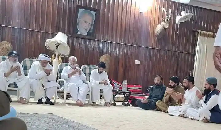 Image from JUI Media Cell: سابق سینیٹر عباس آفریدی مرحوم کی وفات پر اظہارِ تعزیت جمعیت علماء اسل...