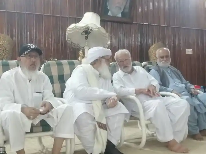 Image from JUI Media Cell: سابق سینیٹر عباس آفریدی مرحوم کی وفات پر اظہارِ تعزیت جمعیت علماء اسل...