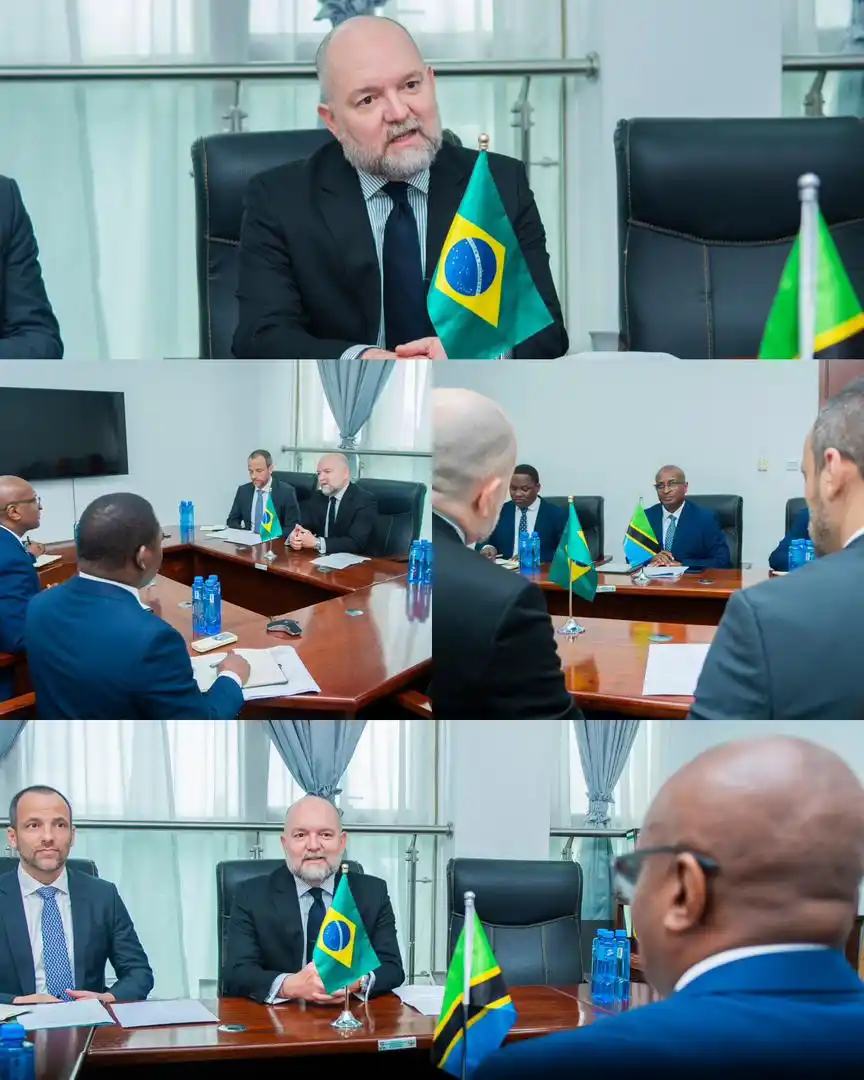 Image from WIZARA YA MAMBO YA NJE: Tanzania , Brazil Zajizatiti Kuimarisha Diplomasia ya Uchumi Katibu M...