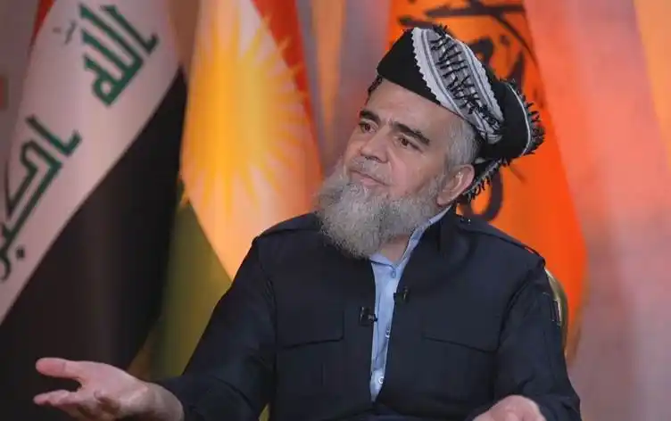 Image from Rudaw English: The leader of the Kurdistan Justice Group (Komal), one of the Kurdista...