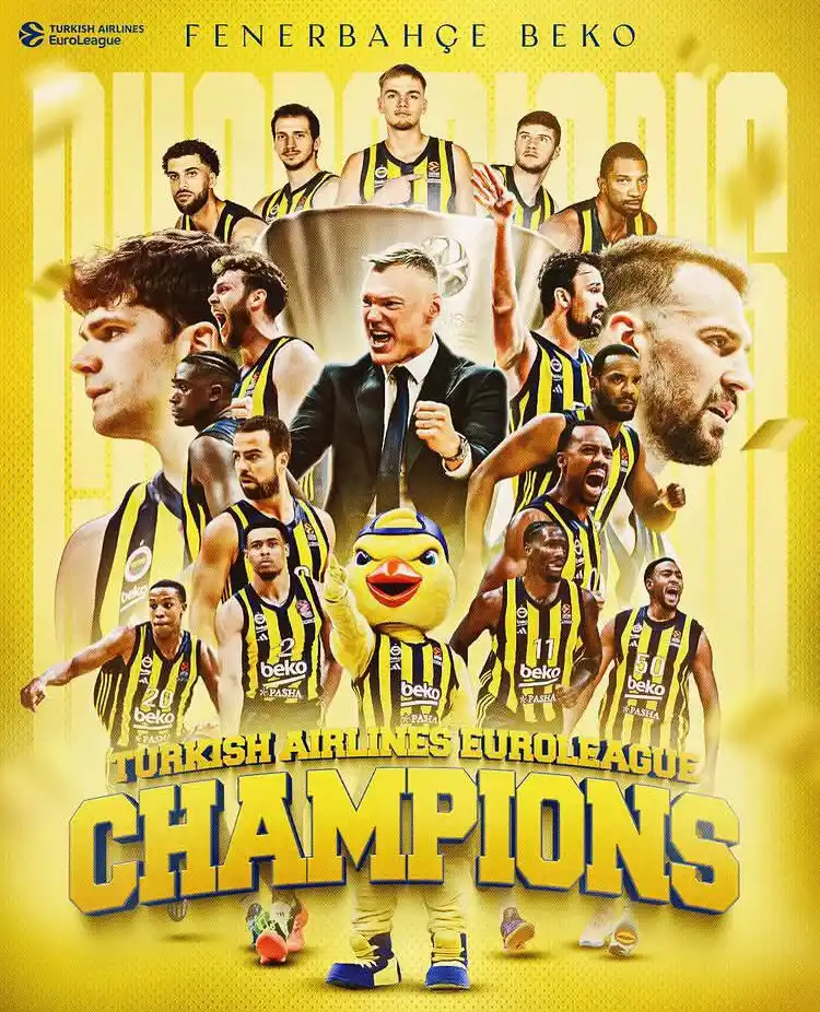 Image from Ülkü-Tek İstanbul: THY Euroleague Avrupa Şampiyonluğu maçında; Fransız ekibi Monaco’yu ye...