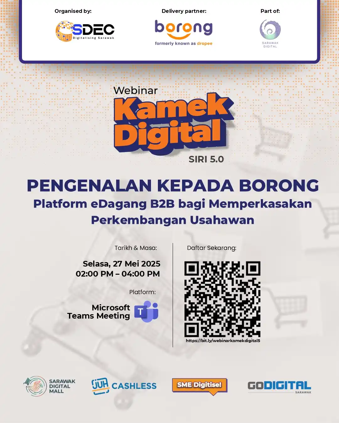 Image from Komuniti Kamek Digital SDEC: 🚀 *WEBINAR KAMEK DIGITAL SIRI 5 KINI KEMBALI!* 🚀 *Topik:* Pengenala...