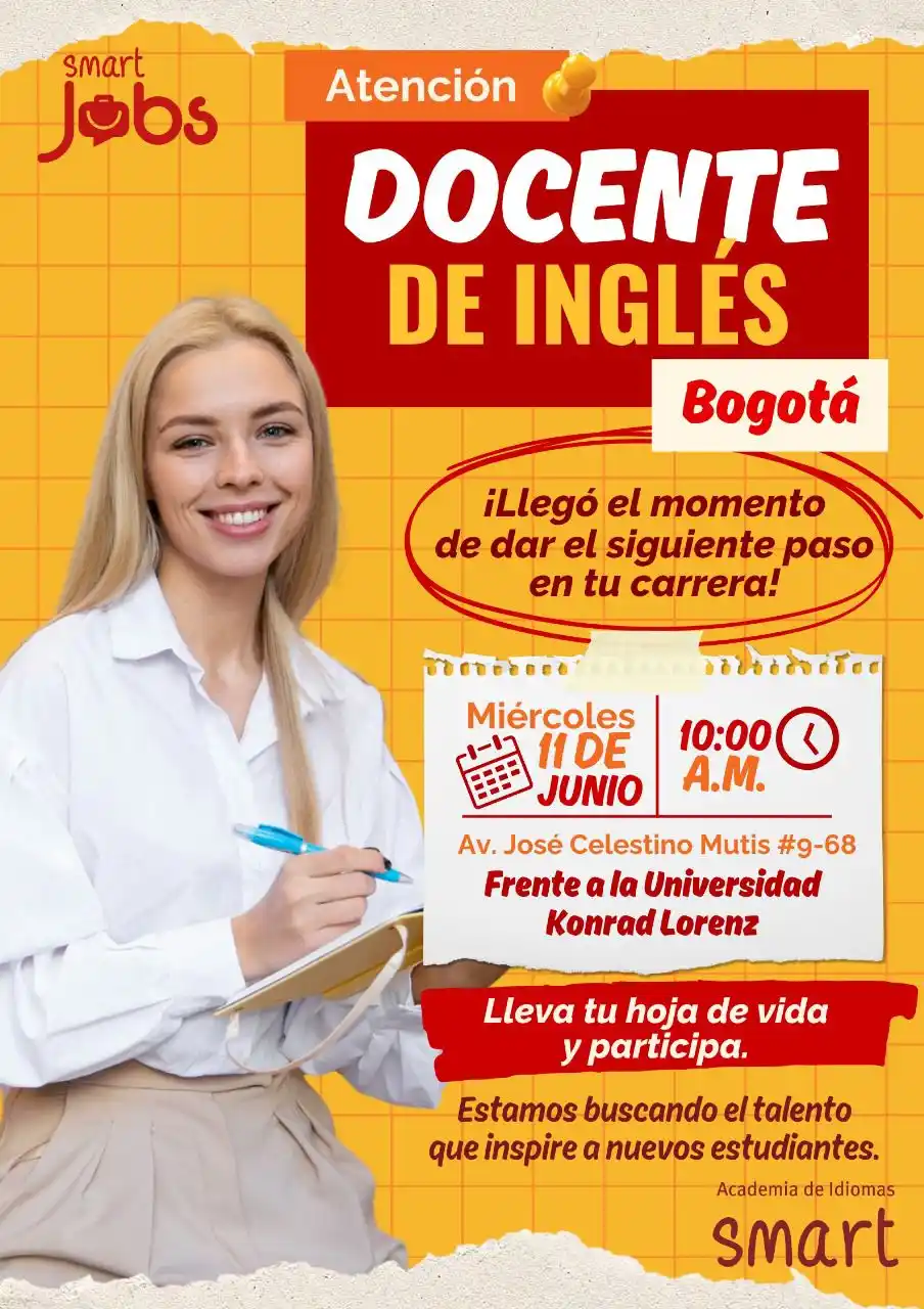 Image from Smart Jobs: 🎯 *¡Da el siguiente paso en tu carrera como docente!* Si tienes exper...