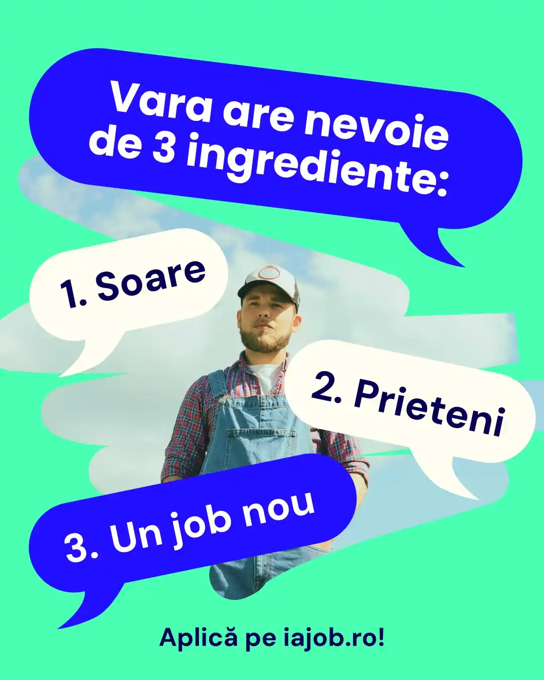 Image from eJobs: Dăm start verii cu super vești, super energie și super joburi! 🤩 Cu <...