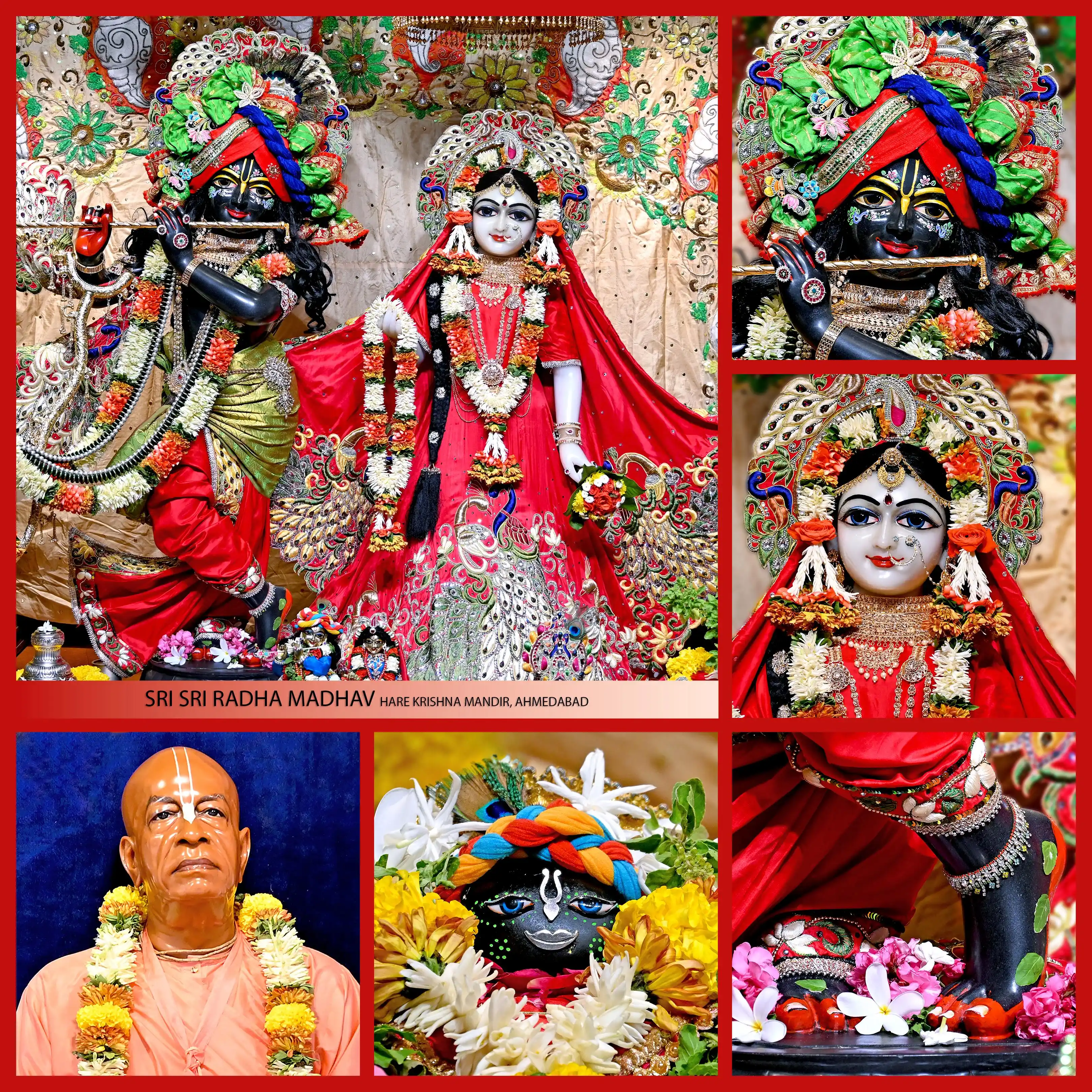 Image from Hare Krishna Mandir Ahmedabad: Sri Sri Radha Madhav Darshan: 11 June 2025...