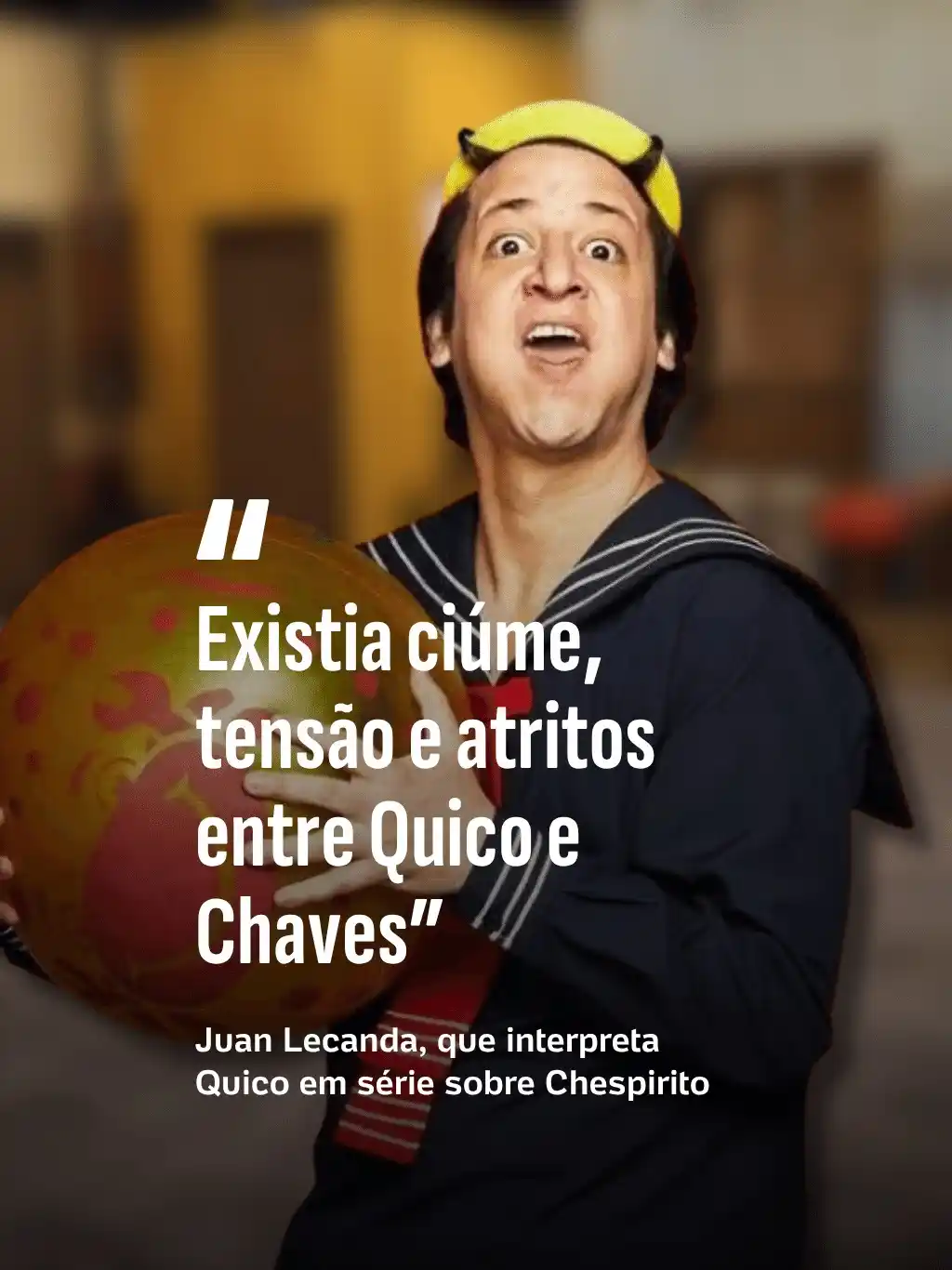 Image from UOL | Dicas de Filmes e Séries: *Vem ver destaques da entrevista com Juan Lacanda, que interpreta Quic...