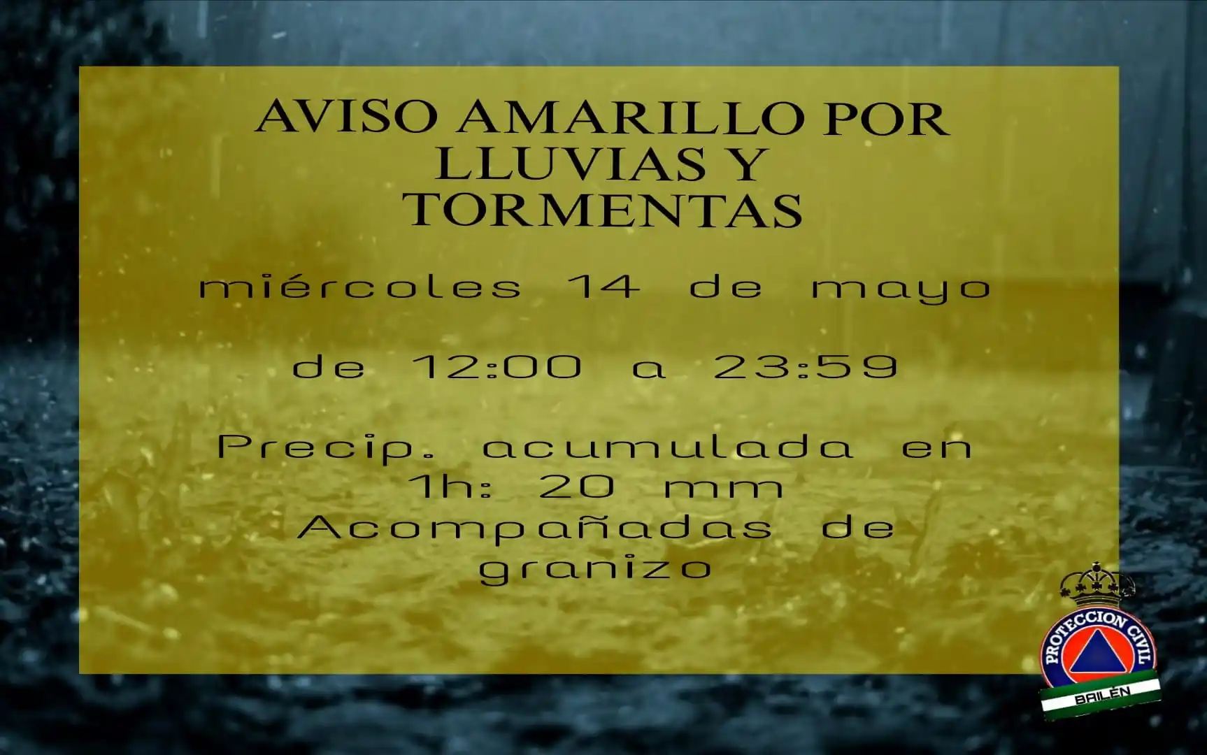 Protección Civil Bailén post