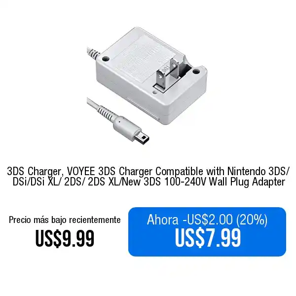 Image from Ofertas y Descuentos Colombia: Comprar ➡️ www.amazon.com/dp/B08Q38L3S2?tag=co0fa-20 3DS Charger, VOY...