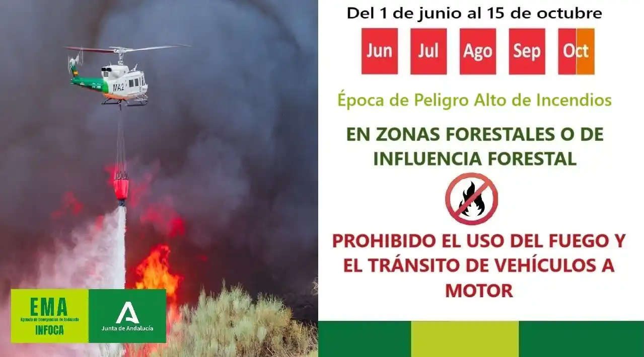 Image from Protección Civil Bailén: 👉 Desde hoy, 1 de junio y hasta el 15 de octubre, comienza la época d...