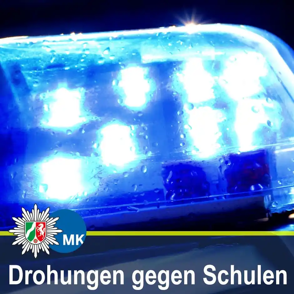 Image from Polizei NRW Märkischer Kreis: Heute Morgen gingen bei der Freien Christlichen Realschule Lüdenscheid...