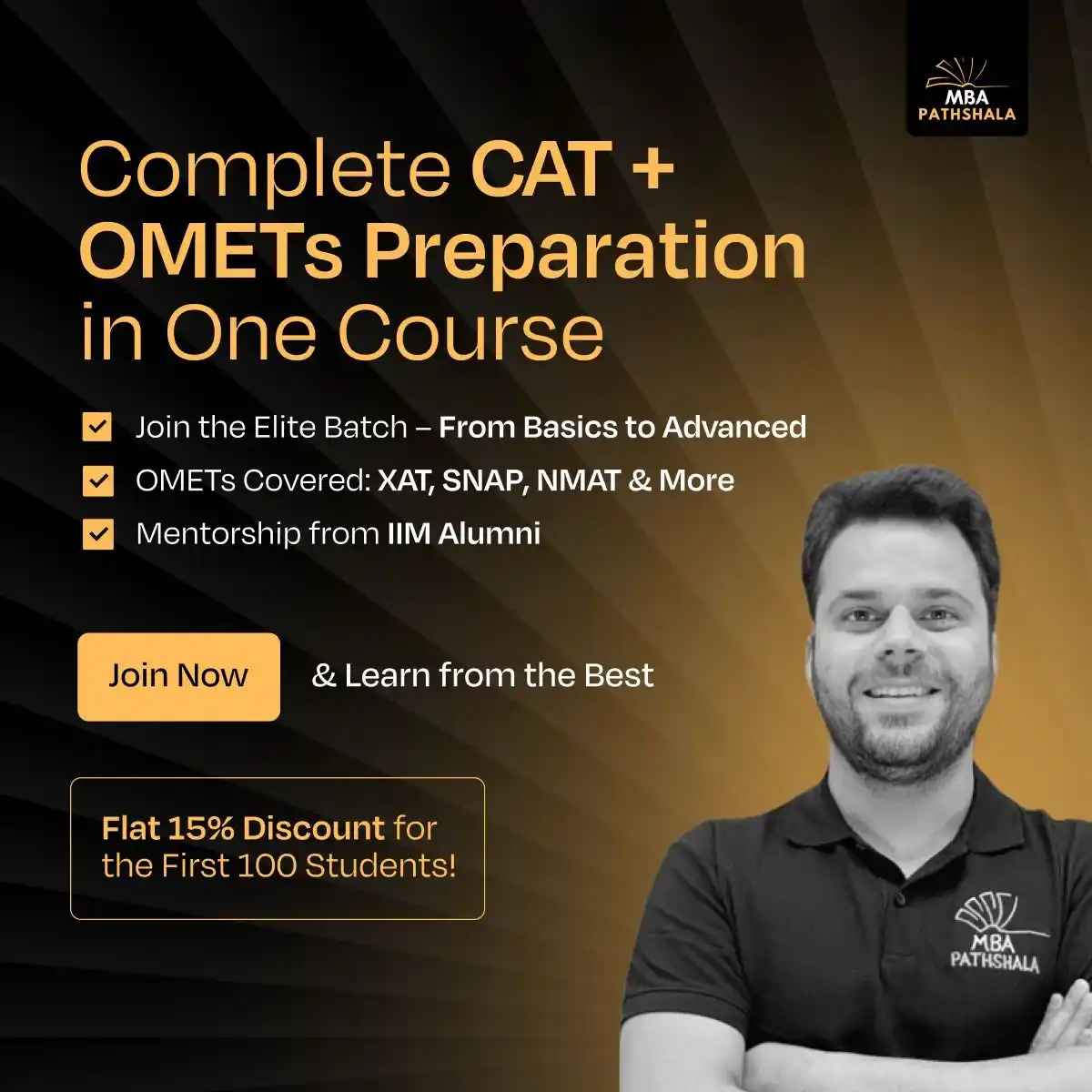 Image from MBA Pathshala : 📢 *Only 2 Days to Go!* 🔥 🚀 *Elite Batch for CAT & OMETs 2025* by *M...