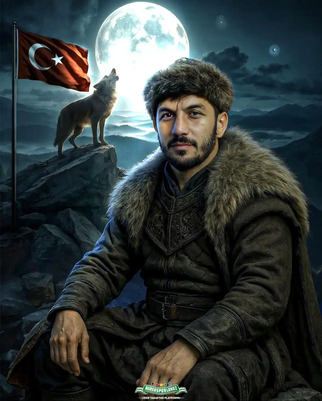 Image from Bursasporluyuz: Özü Türk, sözü net, yolu Bursaspor! Sefa Narin...