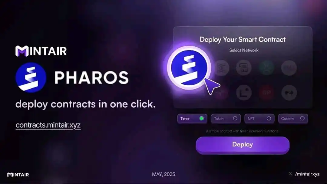Image from UNIQUE CRYPTO INFO: PHAROS Testnet Airdrop – Update✨ You can now deploy smart contracts o...