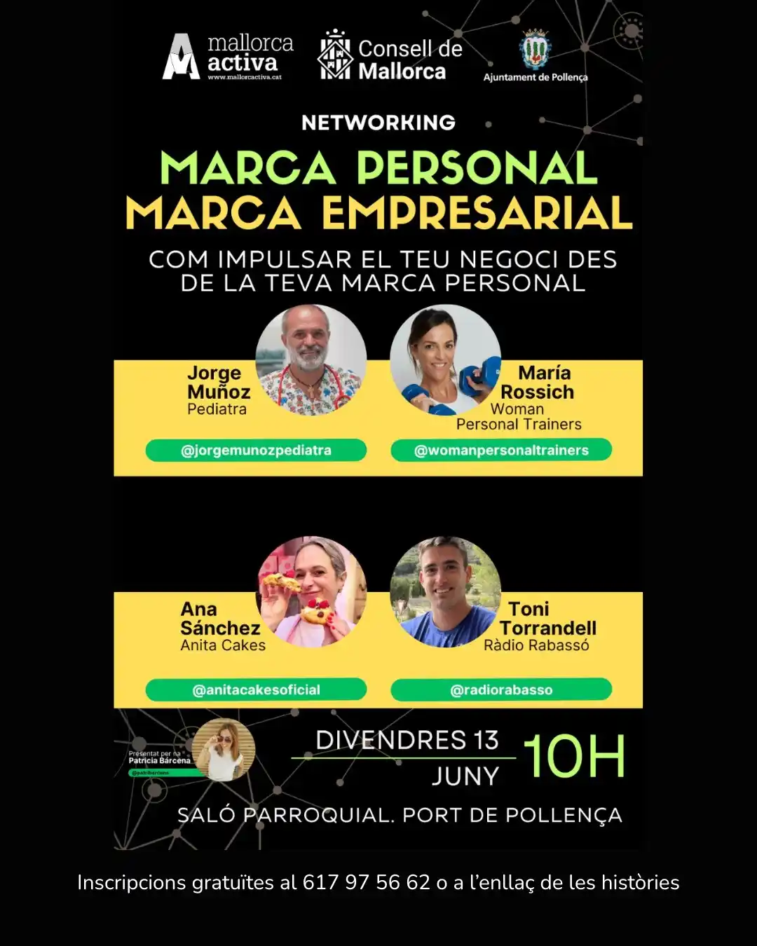 Image from Ajuntament de Pollença: 🗣️ RECORDATORI: Jornada sobre marca personal: “Com impulsar el teu ne...