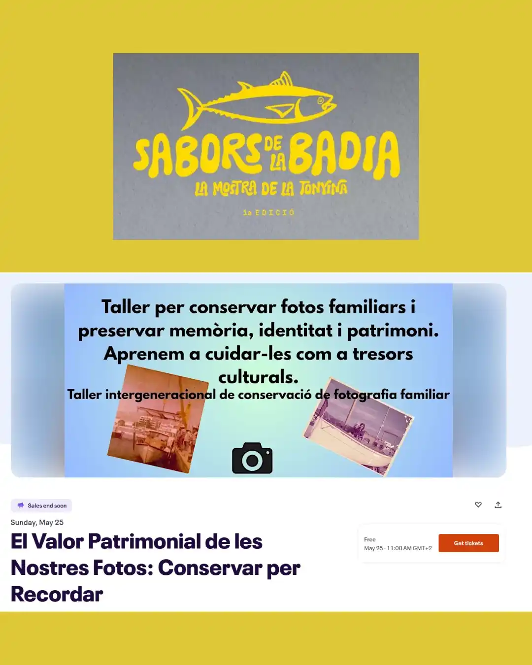 Image from Ajuntament de Pollença: 📷 Taller de fotografia: “El valor patrimonial de les nostres fotos”, ...