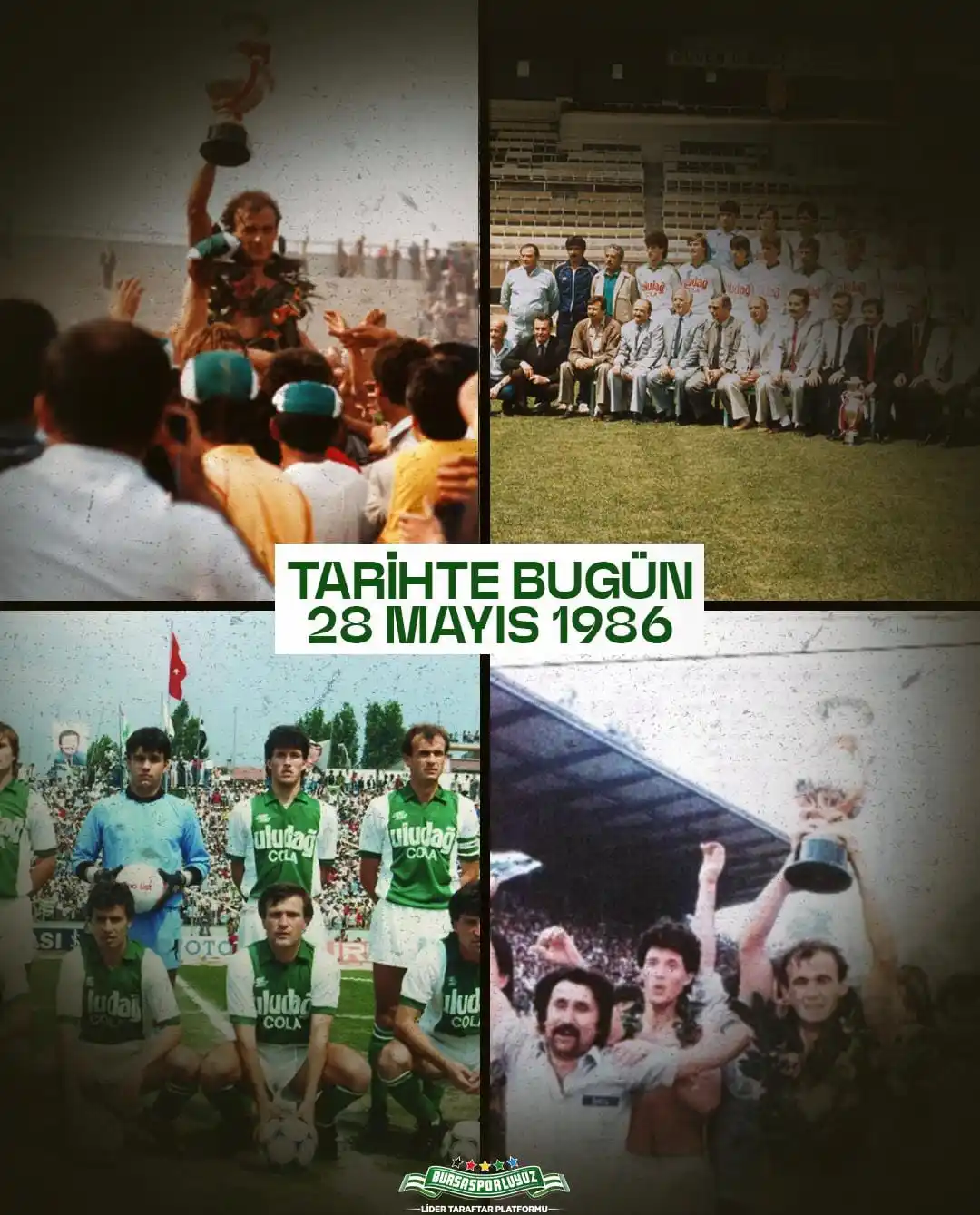 Image from Bursasporluyuz: Tarihte Bugün 28 Mayıs 1986 62 yıllık tarihinde 6 kez final oynayan y...