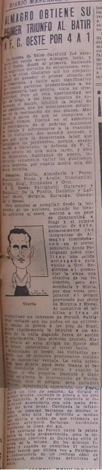 Image from Depto de Historia, Estadisticas y Museo del Club Almagro: <a class="text-blue-500 hover:underline cursor-pointer" href="/hashtag...