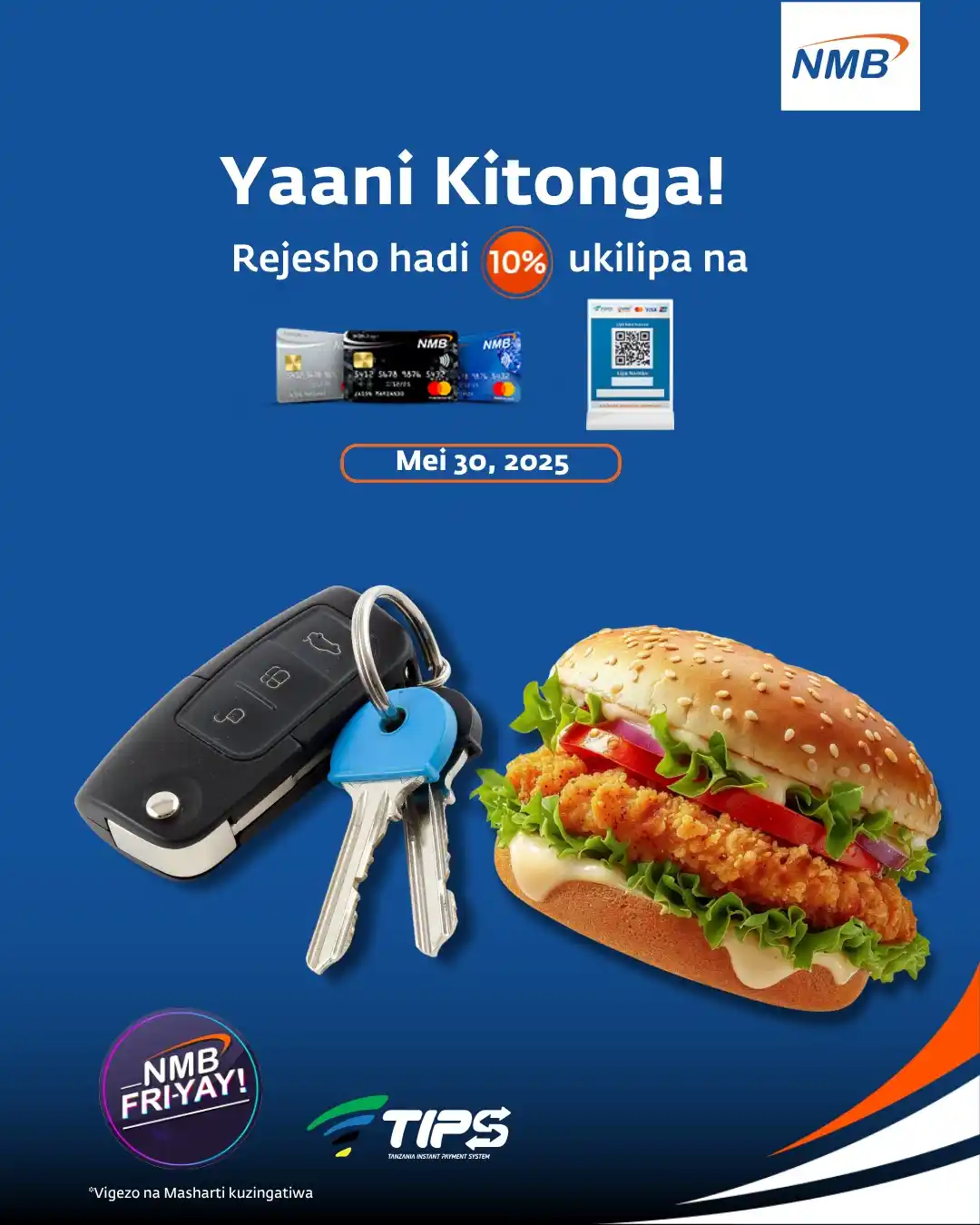 Image from NMB Bank Plc: Vipi Weekend wapi?  Location za Kitonga cha marejesho ya hadi 10% ukil...