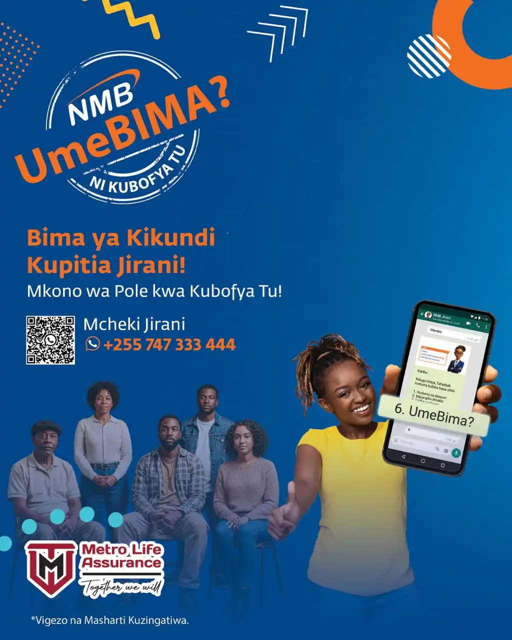 Image from NMB Bank Plc: Waswahili wanasema “Majanga Hayana Hodi” Bima ya kikundi sasa inapati...