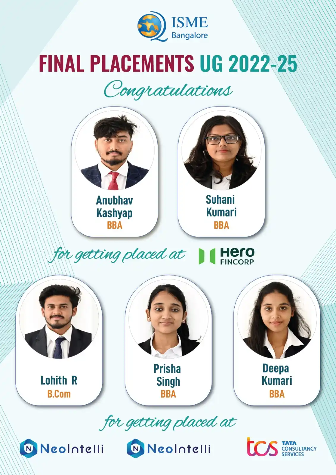 ISME - Bangalore post