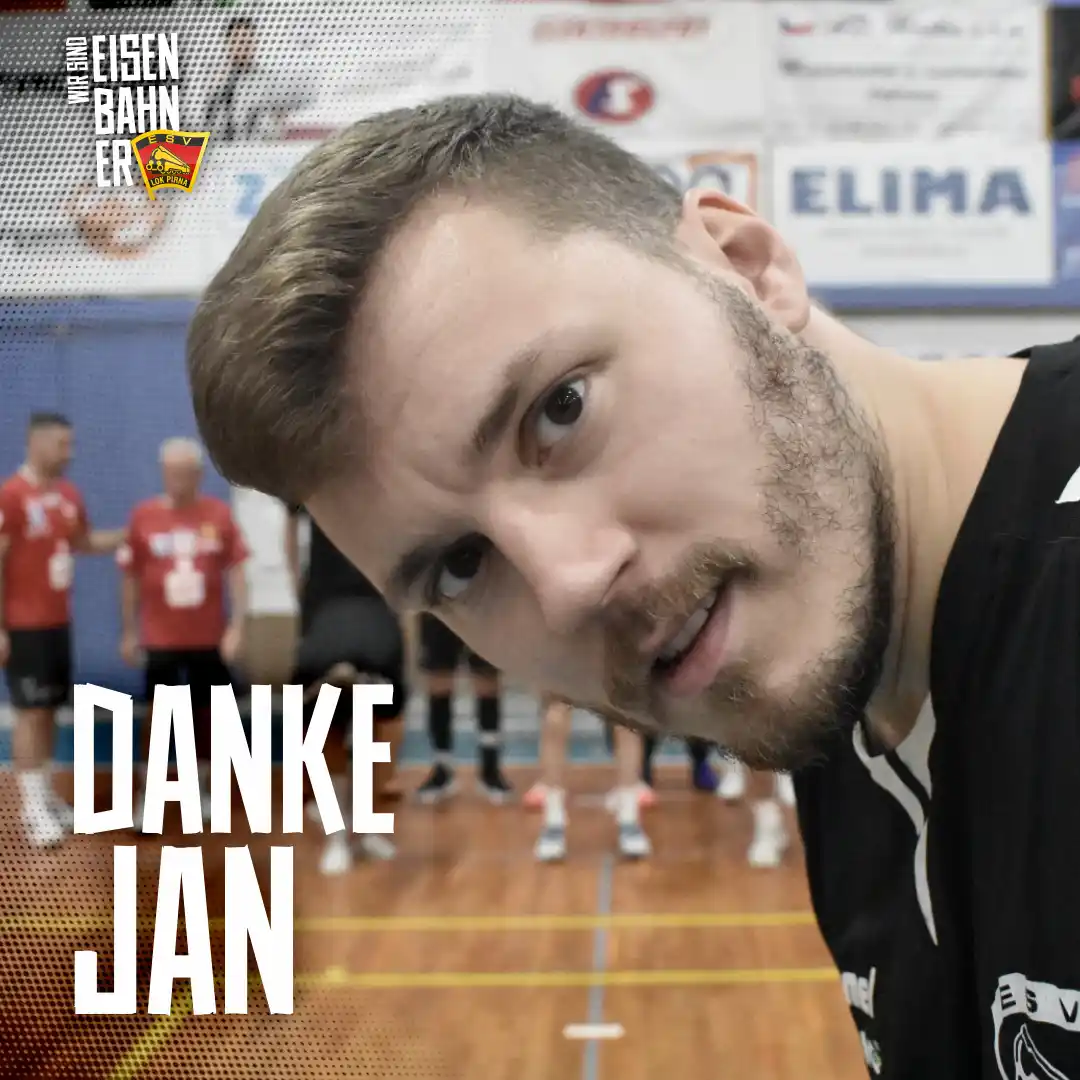 Image from ESV Lokomotive Pirna: 😢 𝗗𝗔𝗡𝗞𝗘 𝗝𝗔𝗡 👉 https://handball-pirna.de/index-616.php  💛❤️ ...