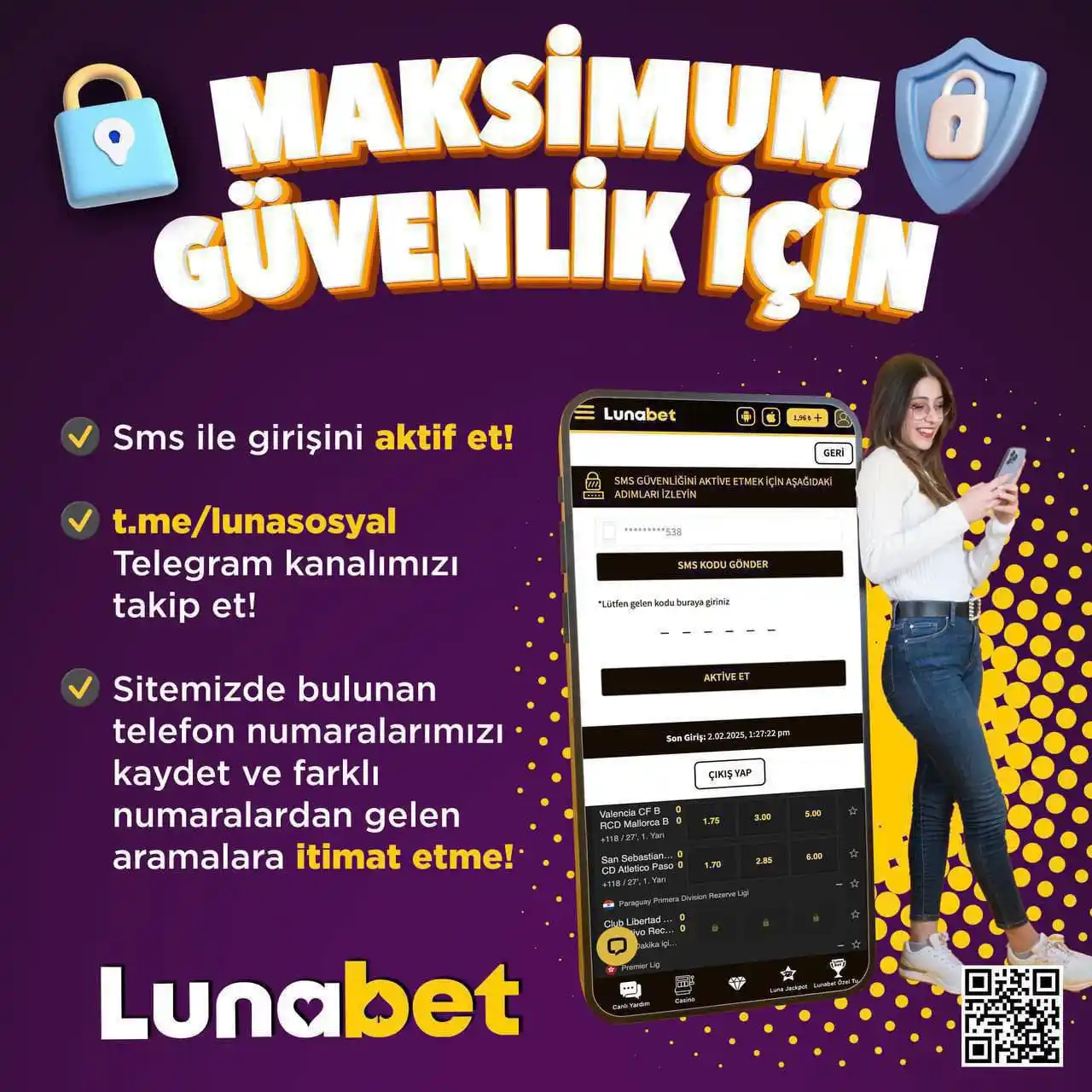 Image from KANAL LUNA: Değerli Lunabet Ailesi😇 Sitemizin adına dolandırıcılar tarafından açı...