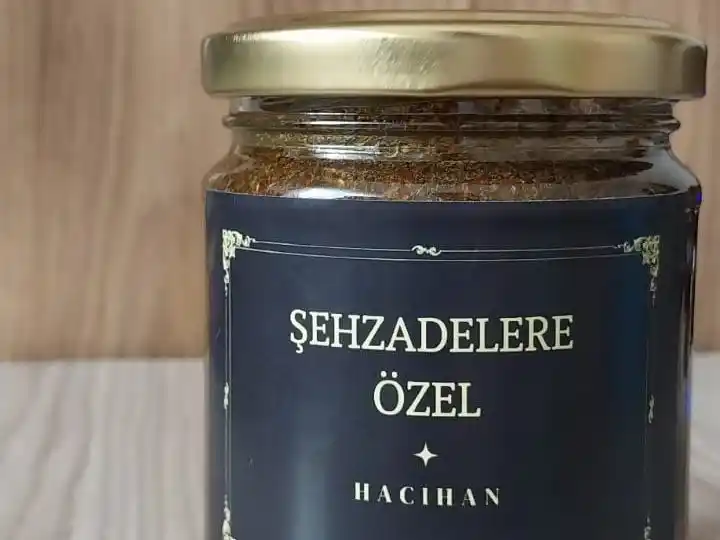 Image from Osmanlı Tıbbı: HACIHAN KUVVET MACUNU İçindekiler: Kestane Balı, Arı Poleni, Propolis...