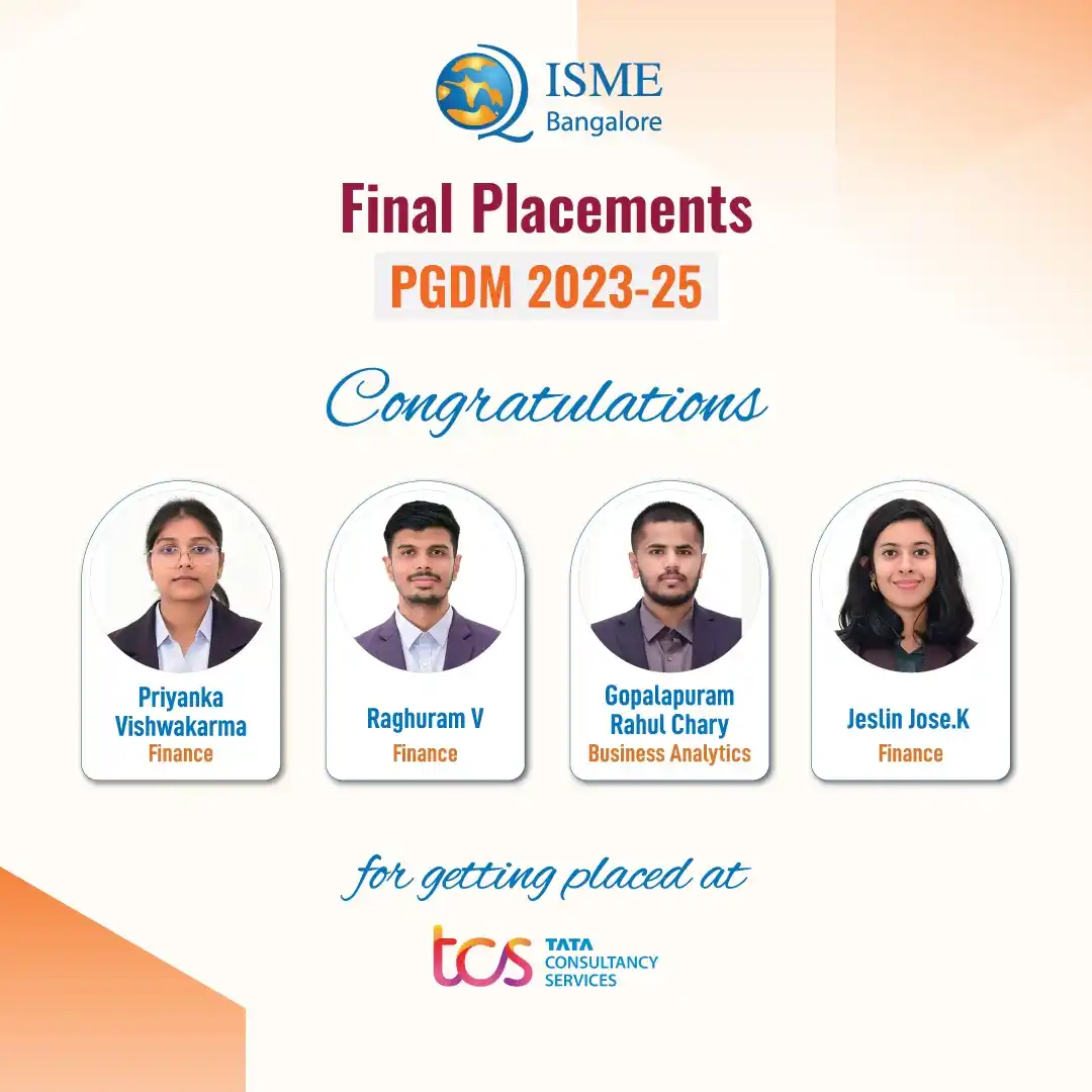 ISME - Bangalore post