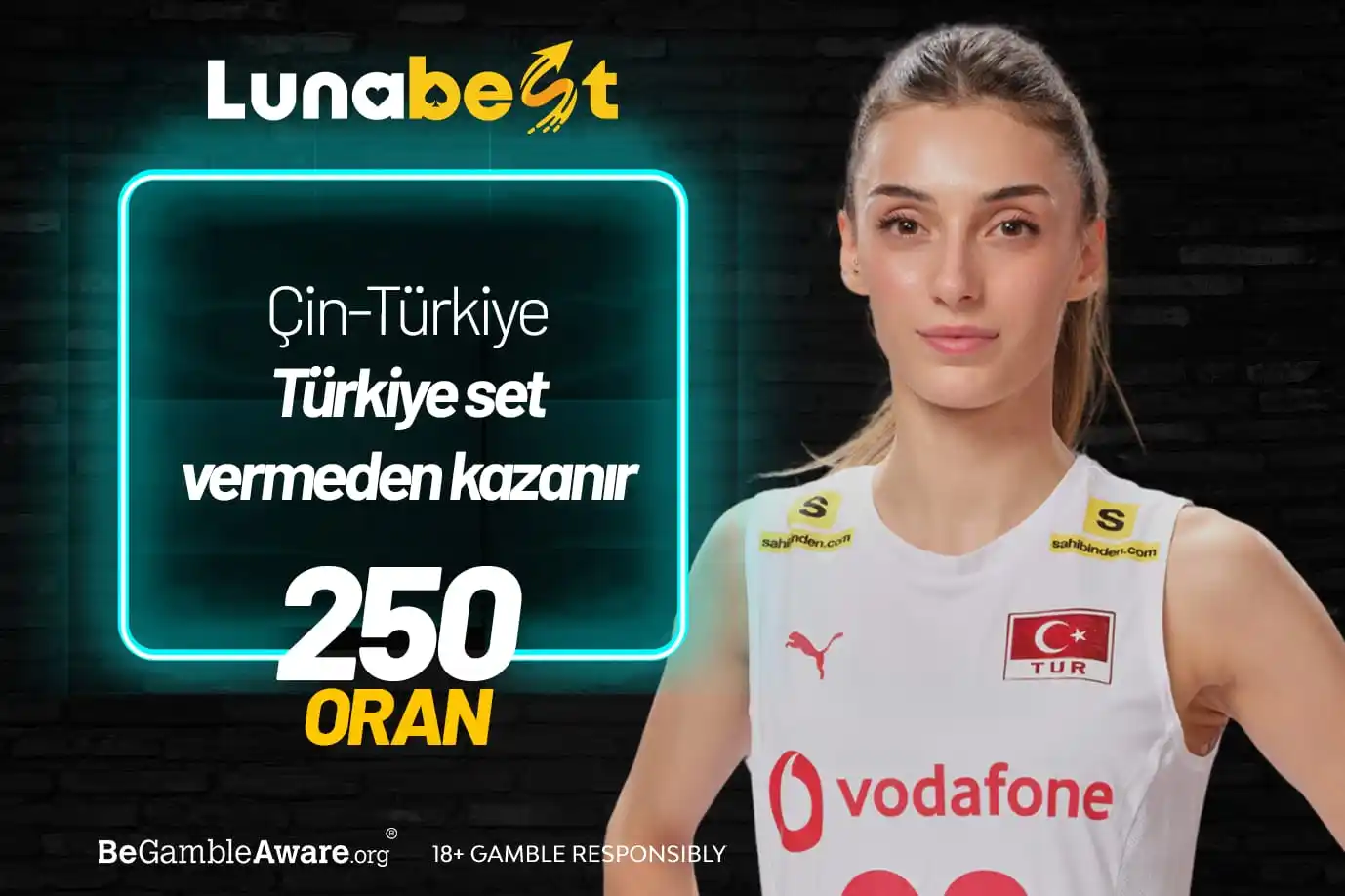 Image from KANAL LUNA: ⭐️Lunabest ❌ 250 ÇİN 🏐 TÜRKİYE Filenin Sultanları Sahada Kalbimiz...