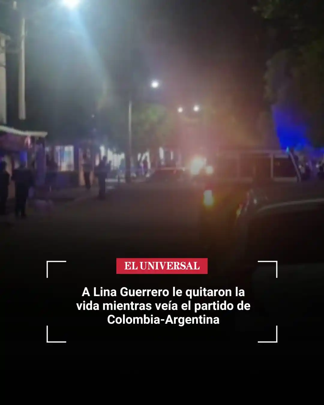 Image from El Universal: *💔 A Lina Guerrero le quitaron la vida mientras veía el partido de Co...